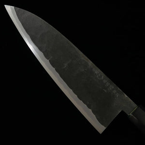 TAKEDA, Forge artisanale de Bitchū, Deba à double tranchant, acier Hitachi Aogami Super (240 mm)