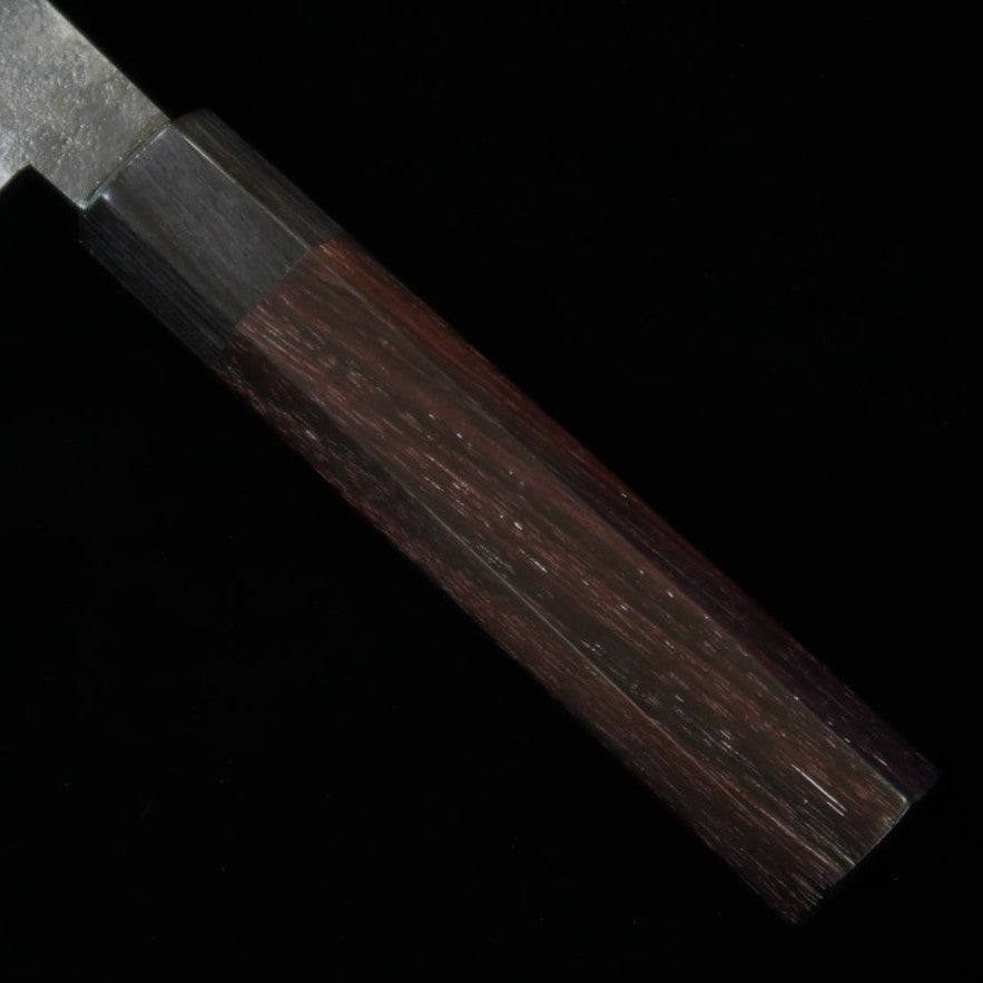 TAKEDA, Forge artisanale de Bitchū, Deba à double tranchant, acier Hitachi Aogami Super (240 mm)