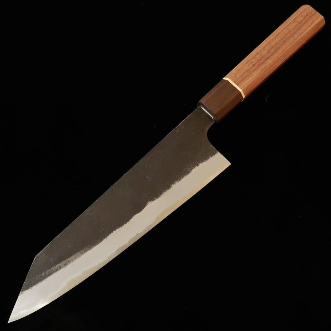 三浦MIURA 玄武 剣型牛刀 白紙二号 黒打ち SGW八角柄（210mm）