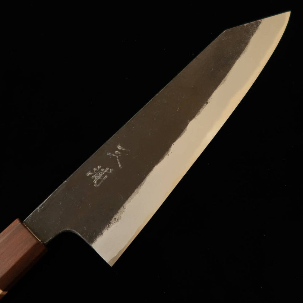 三浦MIURA 玄武 剣型牛刀 白紙二号 黒打ち SGW八角柄（210mm）