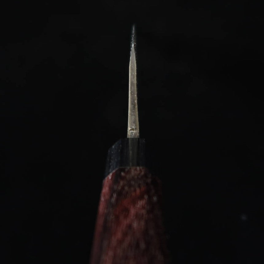 TAKEDA, Forge artisanale de Bitchū, Deba à double tranchant, acier Hitachi Aogami Super (240 mm)