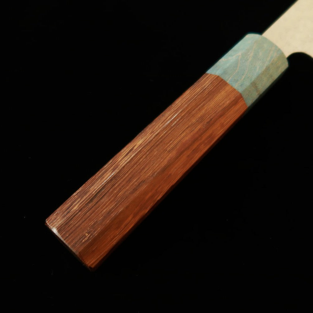 三浦MIURA 吹雪 菜切 SG2 鎚目 鉄刀木/海青柄（165mm）
