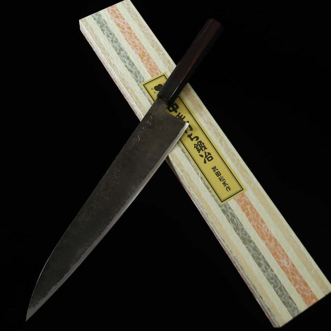 武田刃物TAKEDA　備中手打ち鍛冶　ささの刃　（尺）　日立青紙スーパー鋼（300mm）