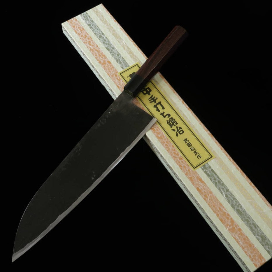 武田刃物TAKEDA　備中手打ち鍛冶　牛刀（大）　日立青紙スーパー鋼（270mm）