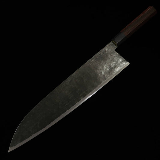 Takeda Hamono TAKEDA Forja manual de Bitchu Gyuto (extra grande) Aço Hitachi Aogami Super (300mm)