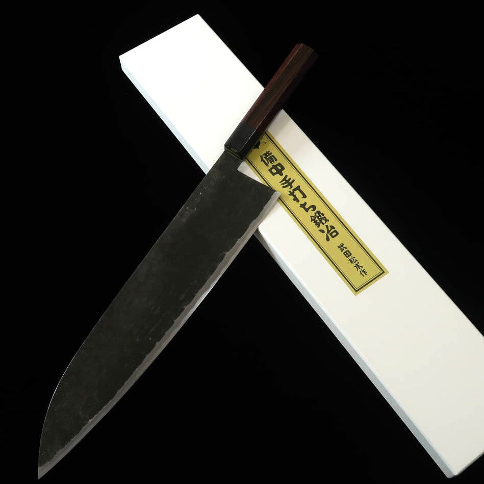 武田刃物TAKEDA　備中手打ち鍛冶　牛刀（特大）　日立青紙スーパー鋼（300mm）