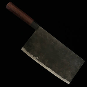 武田刃物TAKEDA　備中手打ち鍛冶　中華包丁（大）　日立青紙スーパー鋼（220～240mm）