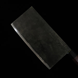 武田刃物TAKEDA　備中手打ち鍛冶　中華包丁（大）　日立青紙スーパー鋼（220～240mm）