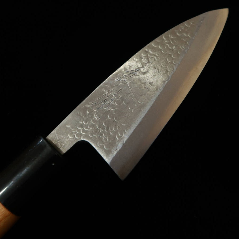 三浦 MIURA 小出刃 銀紙三号 欅柄 (105mm)