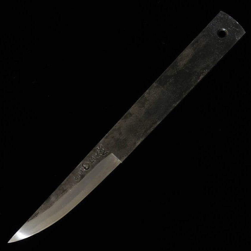 武田刃物TAKEDA 備中手打ち鍛冶 日立青紙スーパー鋼 小刀（80mm）
