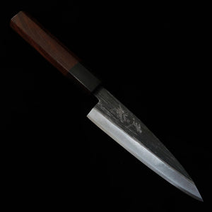 MIURA Utilitaire simple biseau, acier Aogami n°2, manche octogonal en palissandre (120mm)