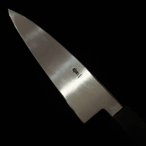 MIURA Aogami nº 2 cuchillo utilitario de filo simple mango octogonal de palisandro (120 mm)