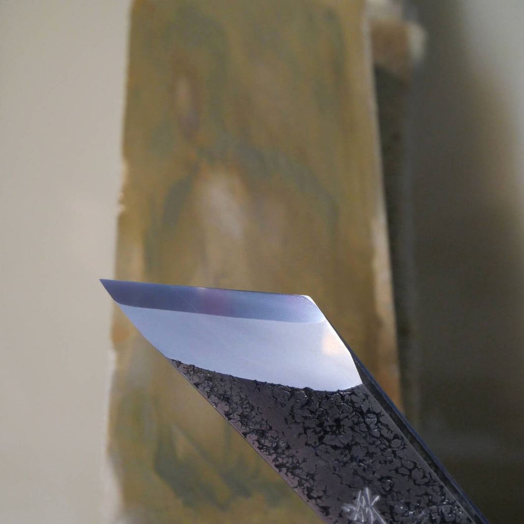 Pedra de amolar natural Ohira Hiroyama, tipo 30, seleção especial, boca macia, 76 × 208 × 36 mm
