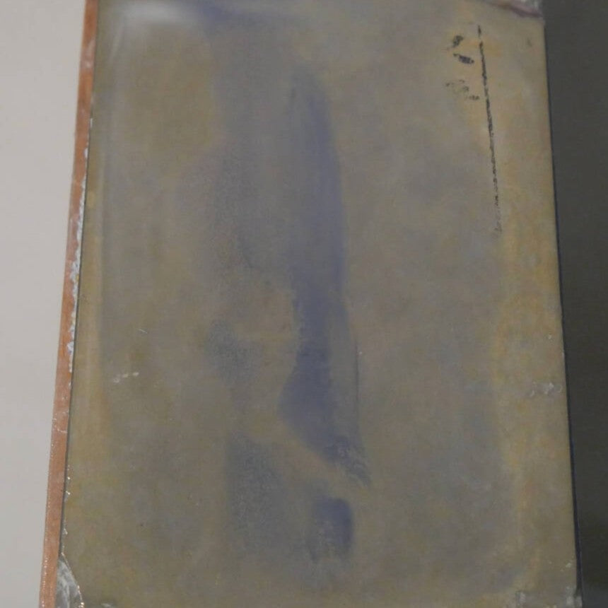 Pedra de amolar natural Ōhira, formato couro, 82×125×13 mm