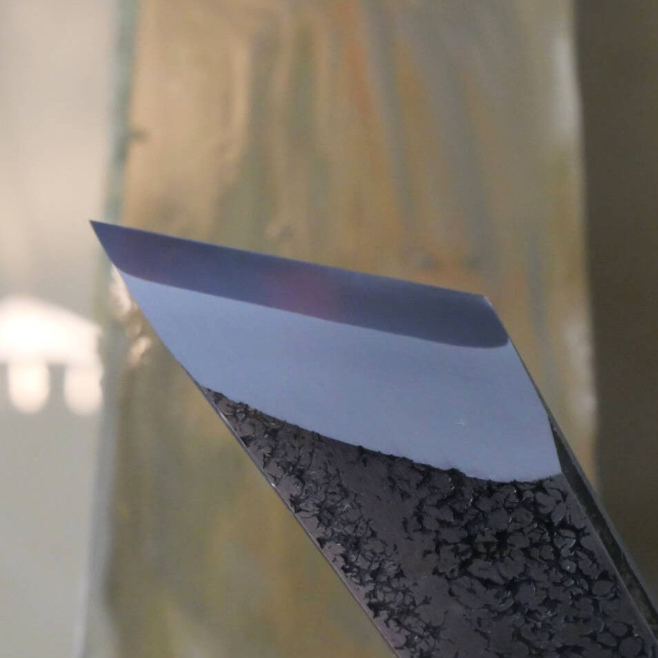 天然砥石　馬路山 合砥 40型 赤黒 希少　76×205×36mm