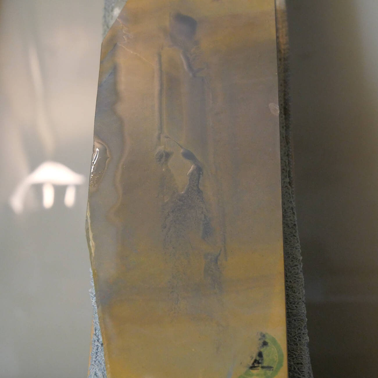 天然砥石　馬路山 合砥 巣板 60型 希少　72×164×31mm