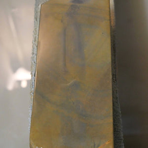 天然砥石　馬路山 合砥 黒茶 80型　66×177×35mm