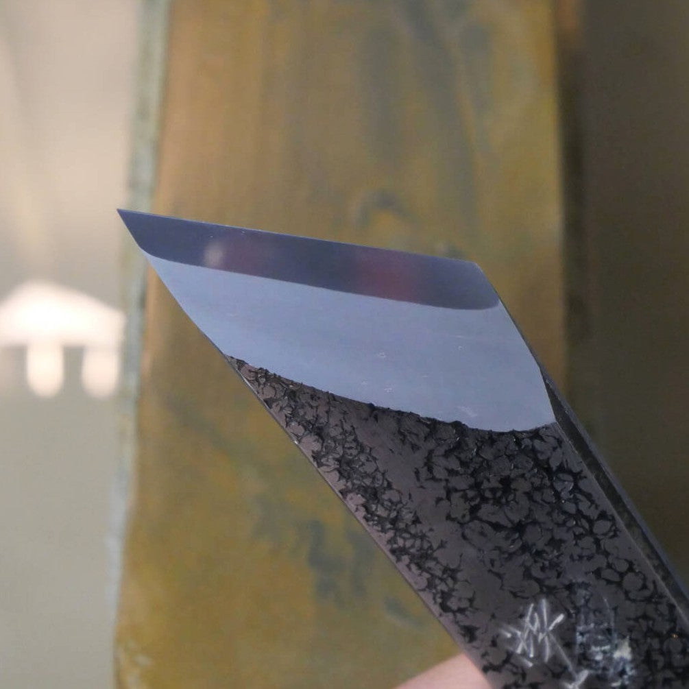 天然砥石　馬路山 合砥 黒茶 80型　66×177×35mm