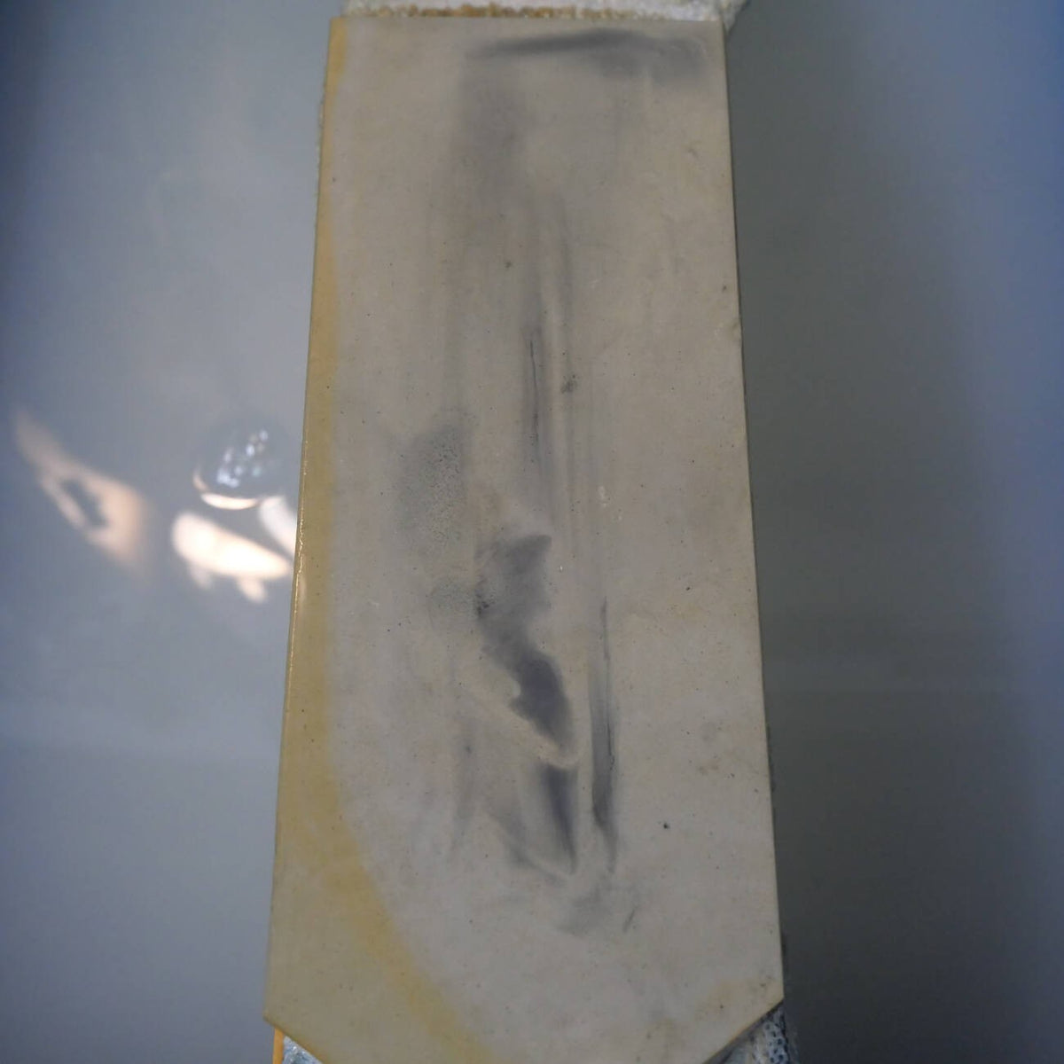 天然砥石　若狭砥石　浅黄　78×210×27mm