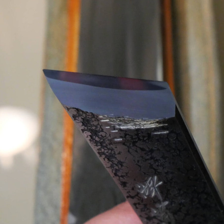 天然砥石　菖蒲谷砥石　サン型　台付き　38×150×13mm