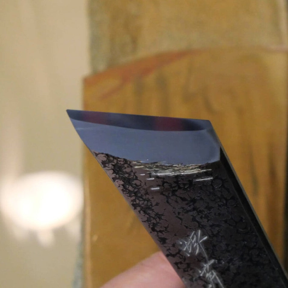 Pedra de amolar natural Nakayama Aoto, pedaço (koppa) 83 × 118 × 14 mm