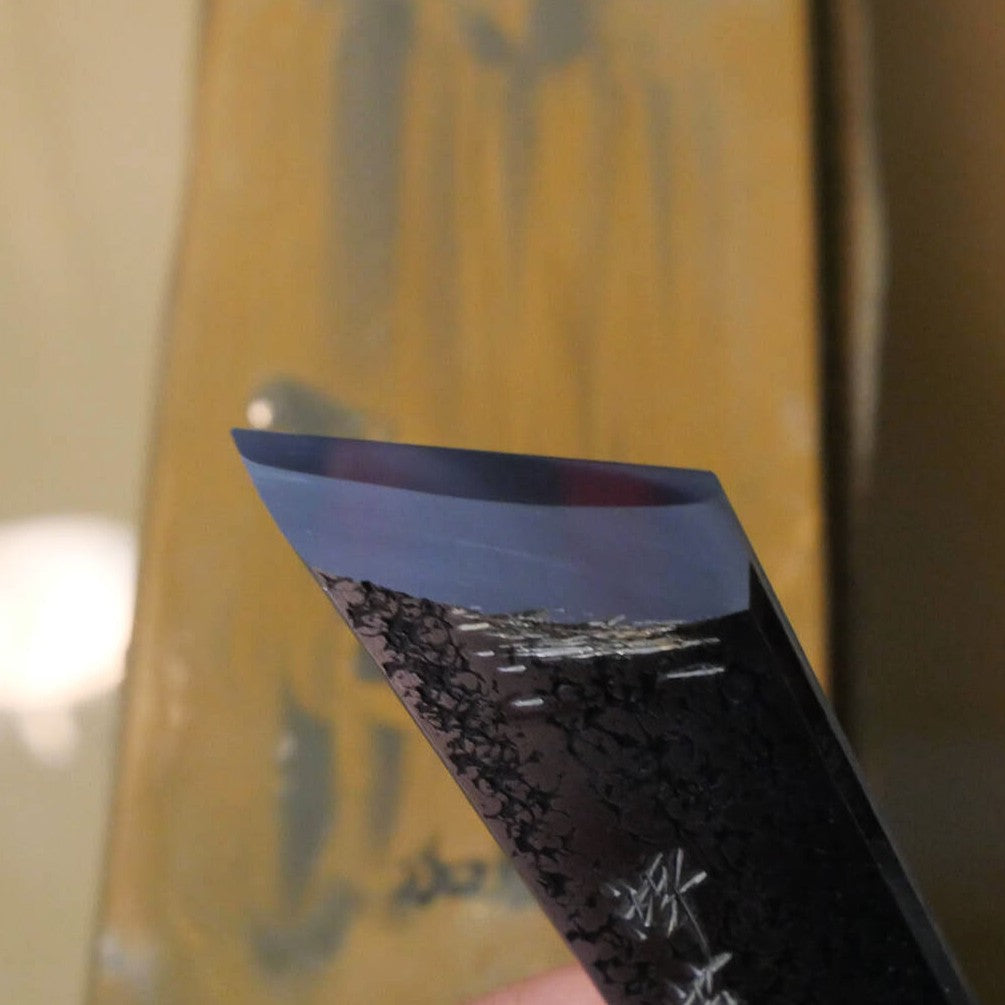 Pedra de amolar natural Nakayama Aoto, tipo koppa, 78 × 210 × 13 mm