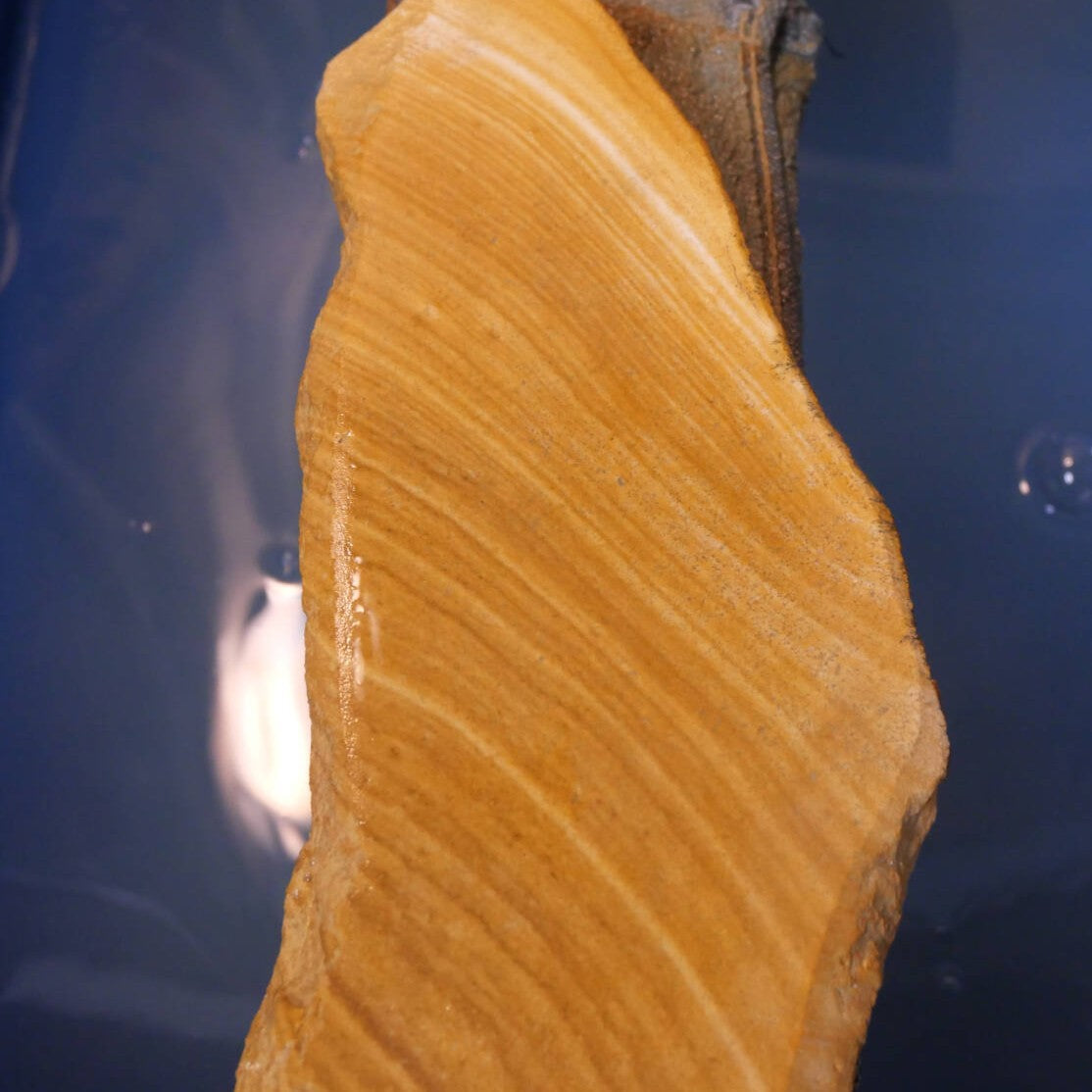 澪つくしひめ　天然砥石　伊豫銘砥　M26　木目　92×229×30ｍｍ