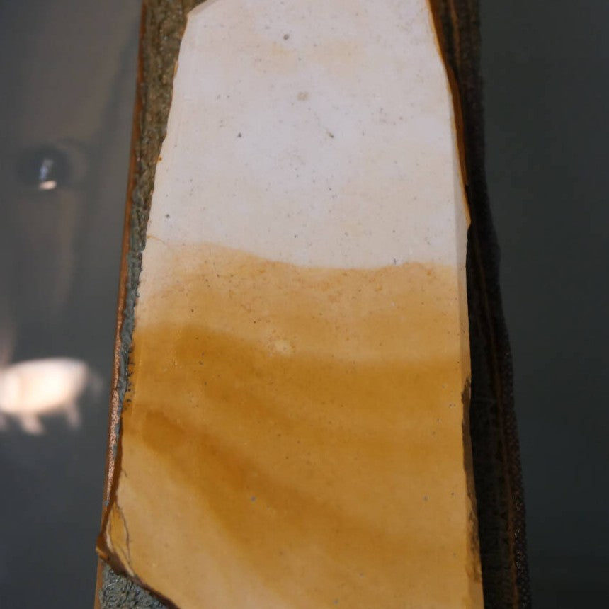 澪つくしひめ　天然砥石 伊豫銘砥 M27　もくめ　63×212×31mm