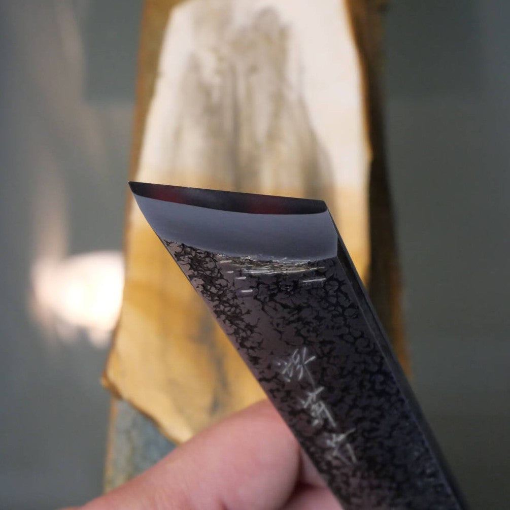 澪つくしひめ　天然砥石 伊豫銘砥 M27　もくめ　63×212×31mm