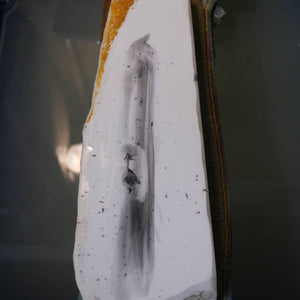 Miotsukushihime – Pierre naturelle Iyomoto M30 « Shiroto », 74 × 254 × 28 mm