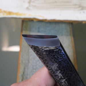 Miotsukushihime – Pierre naturelle Iyomoto M30 « Shiroto », 74 × 254 × 28 mm