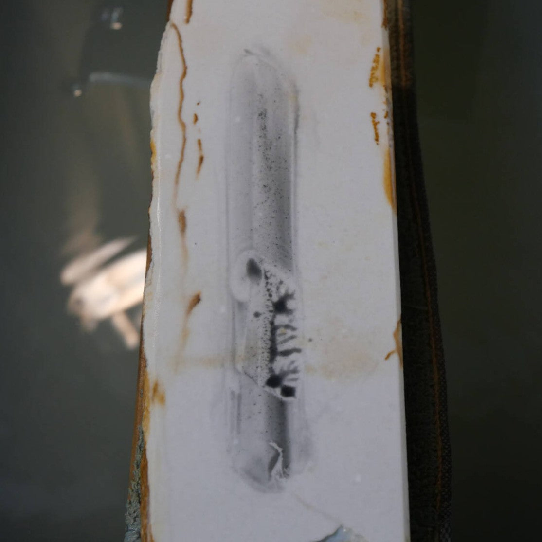 澪つくしひめ 天然砥石 伊豫銘砥 M31　白　70×193×35ｍｍ