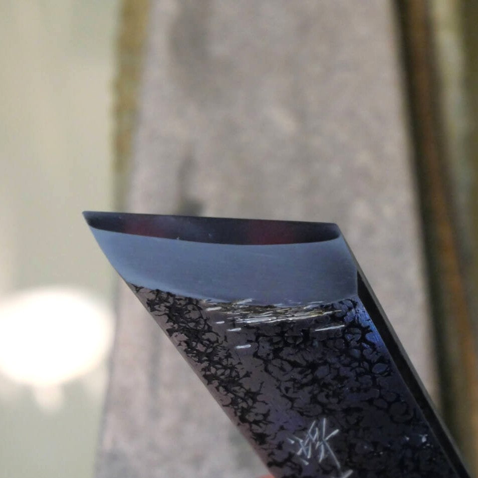澪つくしひめ 天然砥石 伊豫銘砥 M46　こくぞ くろ　76×214×27ｍｍ