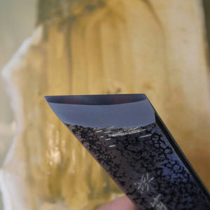澪つくしひめ 天然砥石 伊豫銘砥 M48　斜陽 木箱入り　105×186×32mm