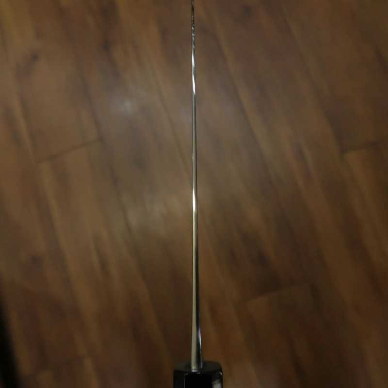 安立ANRYU 三徳 青紙二号 磨き 鎚目 ウェンジ八角柄 （170mm）