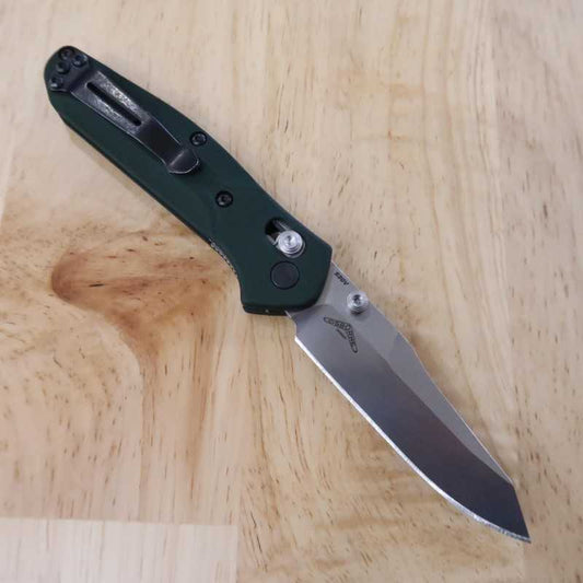 Benchmade 945 Mini Osborne Manche Vert (72 mm)