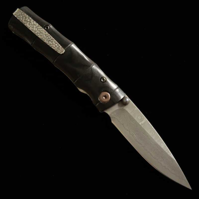 エムカスタMCUSTA　森羅　エモーションシリーズ　竹　ダマスカス　VG-10　 MC-0076DP - (71mm)
