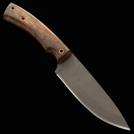 Zero Kaji Black Cat Capers Petty B-1 Model 80crv2 Natural Wood Handle with Kydex Sheath (95mm)