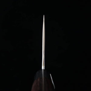 IKENAMI HAMONO acero Ao-2 con alma blanda de hierro, acabado pulido, mango de palisandro, cuchillo chino (210 mm)