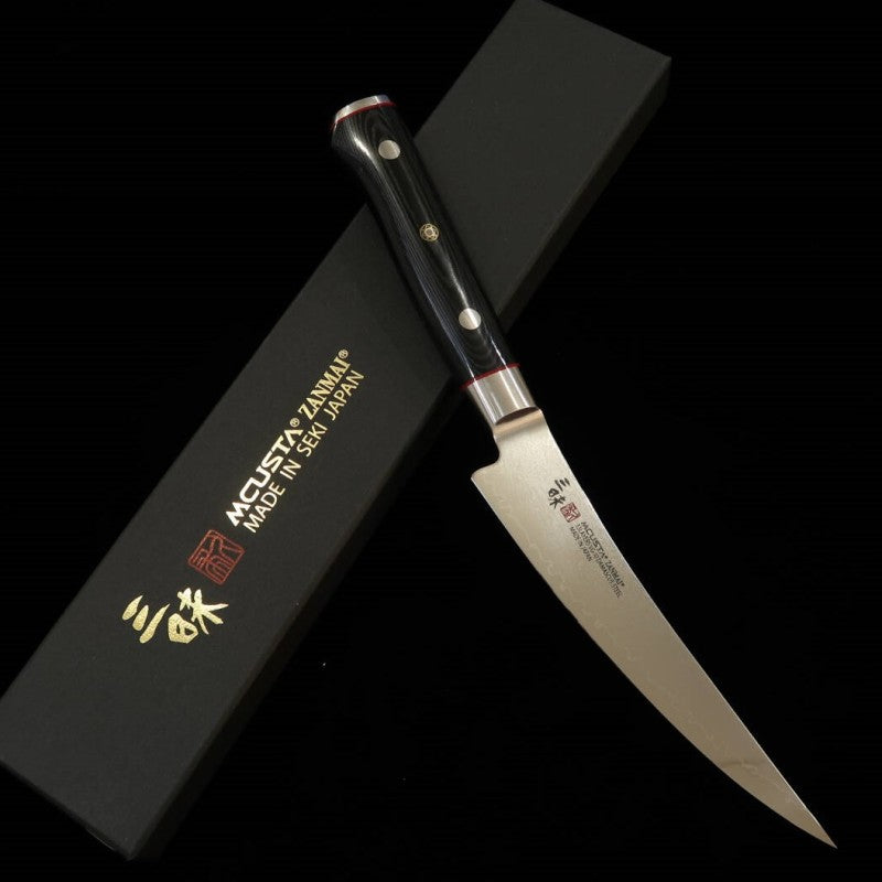 Mcusta Zanmai ZANMAI Classic Pro Damas Zebra, couteau à désosser (165mm)