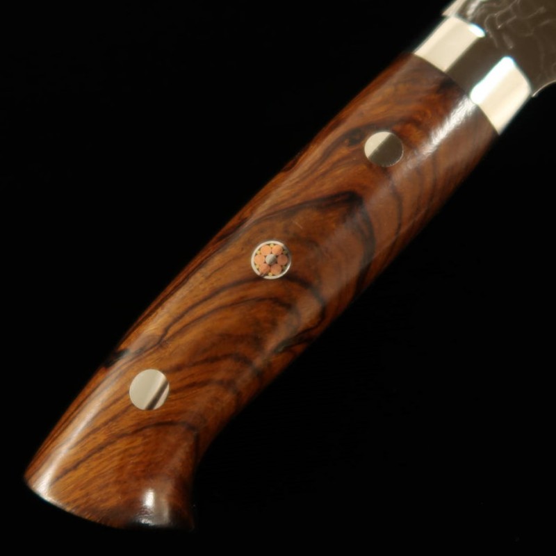 Saji Takeshi R2 acabado diamante gyuto mango de ironwood (180-240 mm)