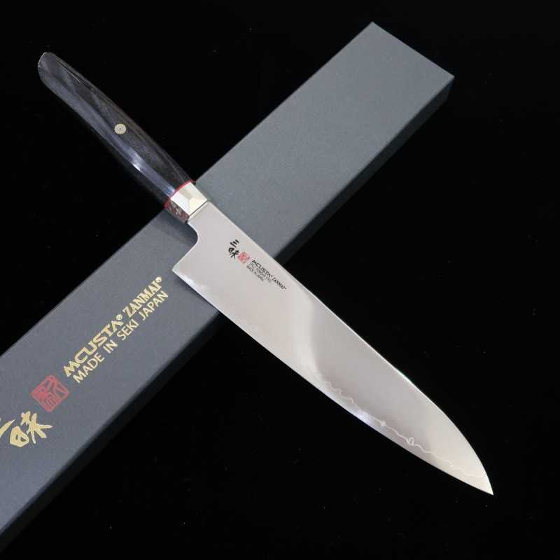 三昧MCUSTA ZANMAI レボリューション　ブラック　牛刀　(210mm)