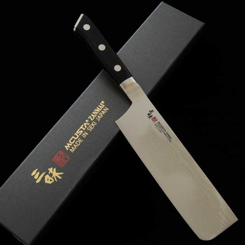 ZANMAI MCUSTA Classic Damascus Nakiri (165 mm)