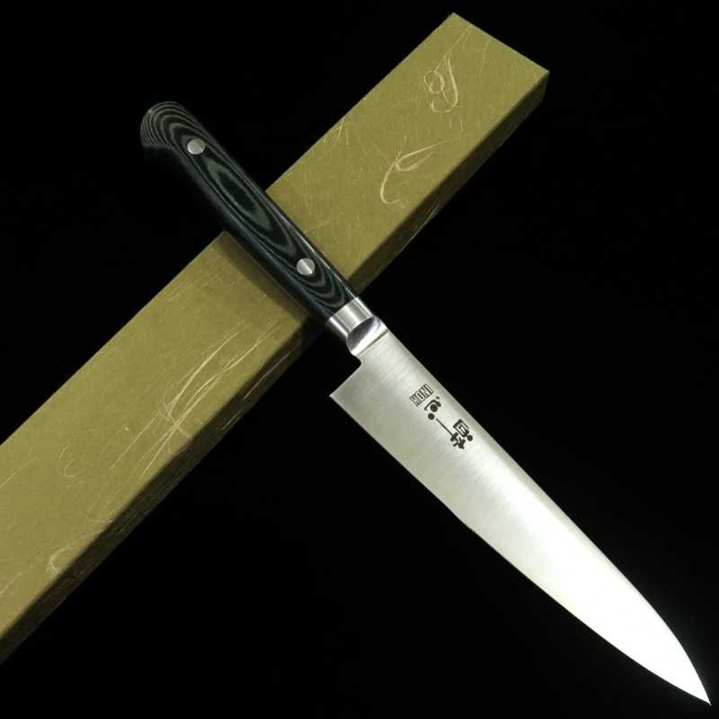 酔心 SUISIN INOX PREMIUM ペティ マイカルタ ハンドル 緑/黒 (150mm)