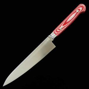 SUISIN Suisin INOX PREMIUM petty mango micarta rojo/blanco (150 mm)