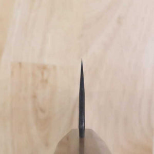 ANRYU, Santoku, Blue Steel Super, Kurouchi and Hammered Finish with Maple Octagonal Handle (165mm)