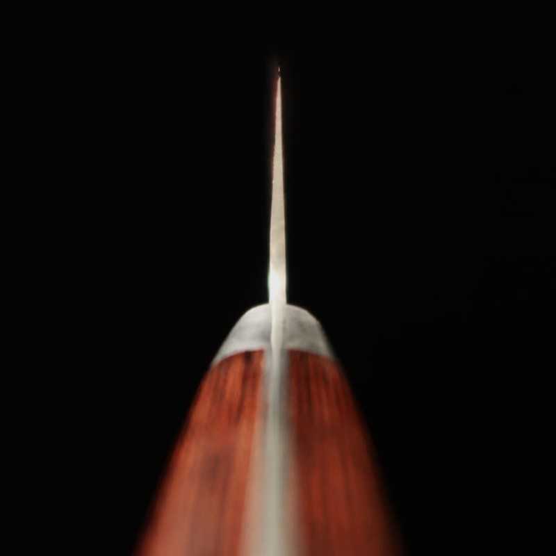 MIURA VG-10 Damas, manche en contreplaqué acajou, Nakiri (165 mm)