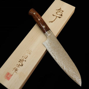 Saji Takeshi R2 acabado diamante santoku (180 mm)