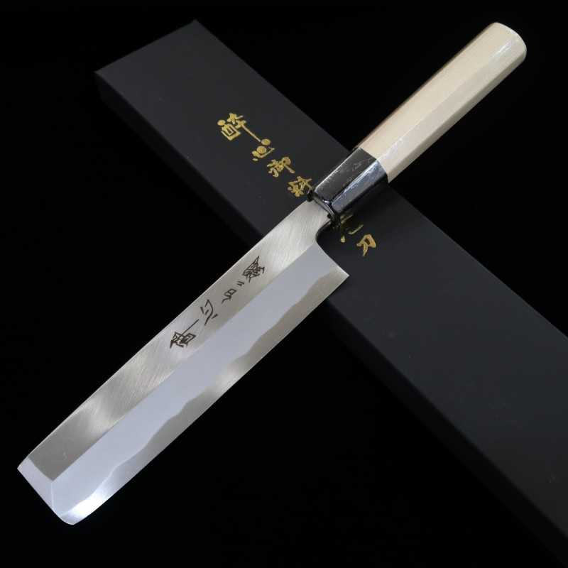 酔心 SUISIN 薄刃 白紙二号 朴八角柄 左利き用 (180/210mm)