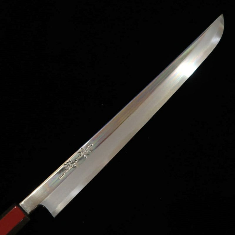 Yanagiba Katanagata KAGEKIYO Shirogami Nº 1 Cabo Urushi Akaro (300/270mm)
